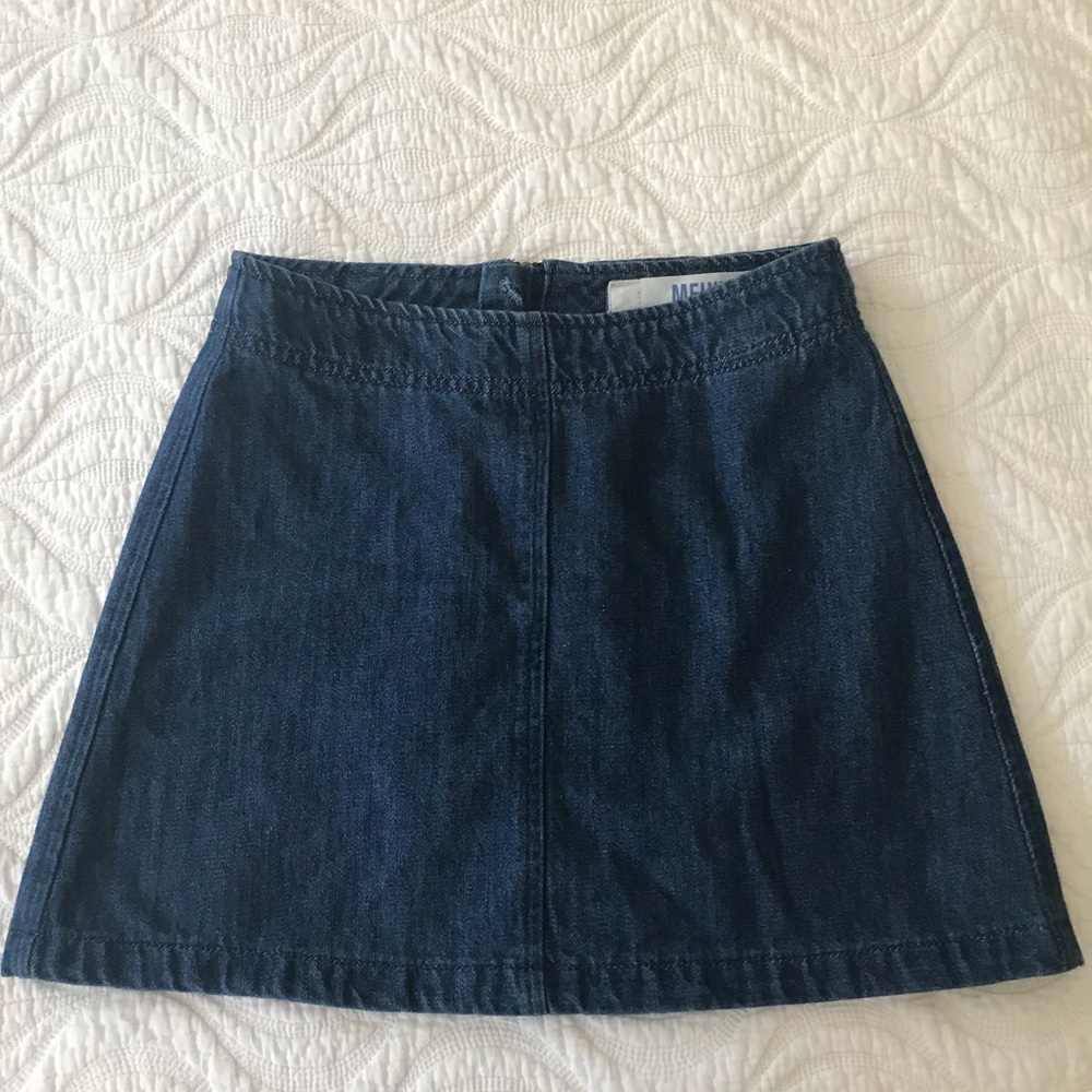 Brandy Melville size 23 xs/xxs mini jean skirt